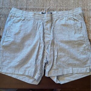 Abercrombie Linen-Blend Pull-On Shorts